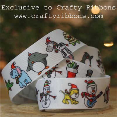 Animal Christmas Ribbon - Animals